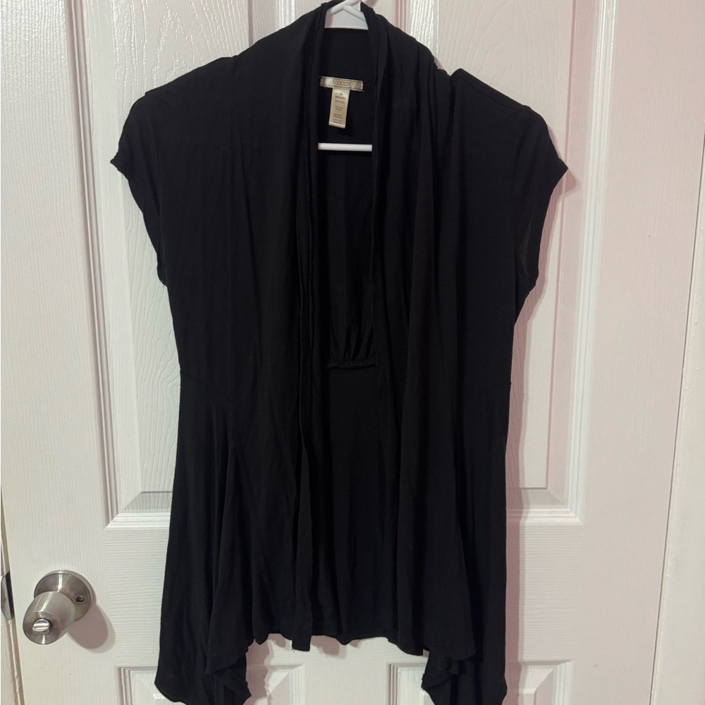 Vix Black Knit Top size M